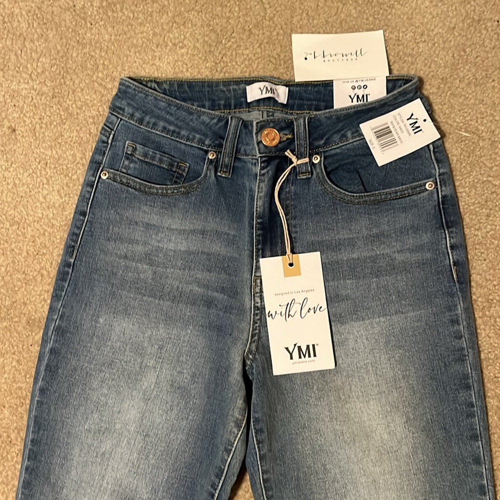 YMI Flare High Rise Jeans - Picture 3 of 4